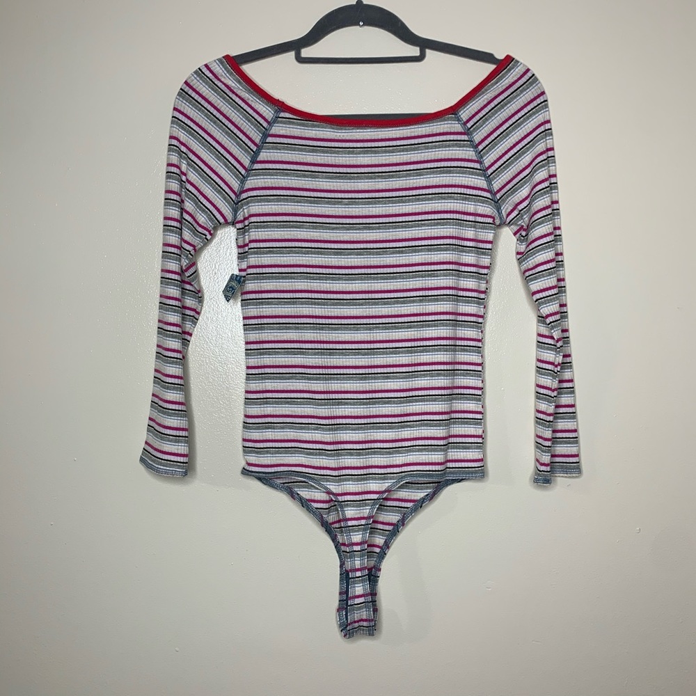 Intimately Free People put a stripe on it bodysuit - Picture 7 of 9